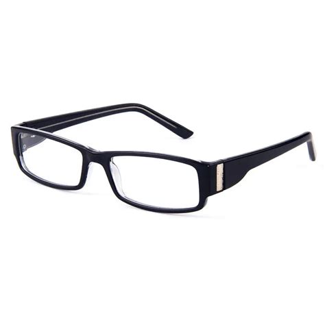 BAONONG Plastic Black Rectangular Optical Glasses Frames For Men's Myopia Reading Eyeglasses ...