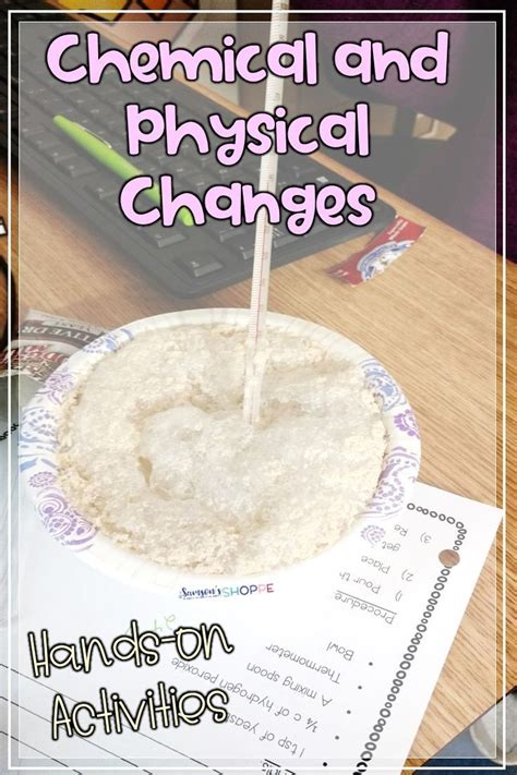 Physical and Chemical Changes Science Experiments | Chemical and ...