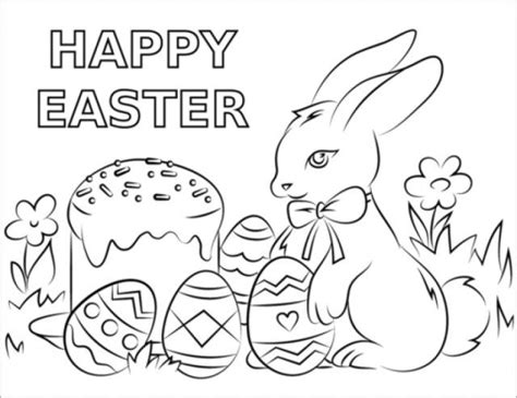 25+ Pretty Picture of Happy Easter Coloring Pages - entitlementtrap.com ...