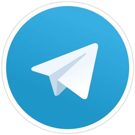 Telegram Logo Sticker by slumber86 | Telegram logo, Logo sticker, Blue aesthetic pastel