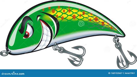 Fishing Lure Plug Crankbait Illustration On White Background Royalty-Free Stock Image ...