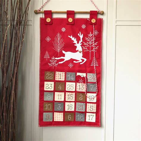 Personalised Fabric Advent Calendar By Pink Pineapple Home & Gifts ...