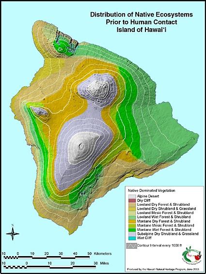 Maps - Hawaiian Tropical Dry Forestsand their trees