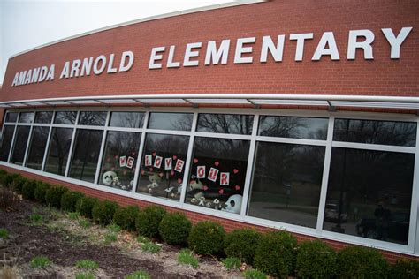 The principal of Amanda Arnold Elementary School created a message that says, ÒWe love our ...