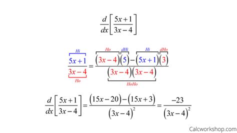 Quotient Rule For Calculus (w/ Step-by-Step Examples!)