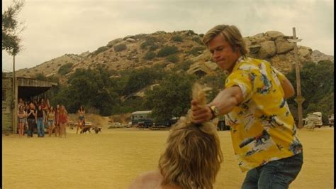 Cliff Booth punched a Hippie at Spahn Ranch Scene 1080p - Once Upon A Time In Hollywood (2019 ...