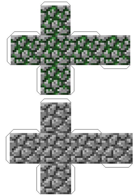 Esquemas de manualidades de papel de minecraft para imprimir mobs ...