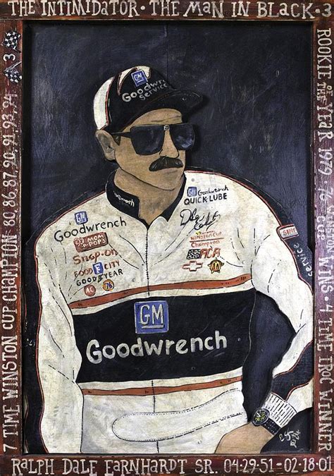 Dale Earnhardt Sr. - The Intimidator Painting by Eric Cunningham