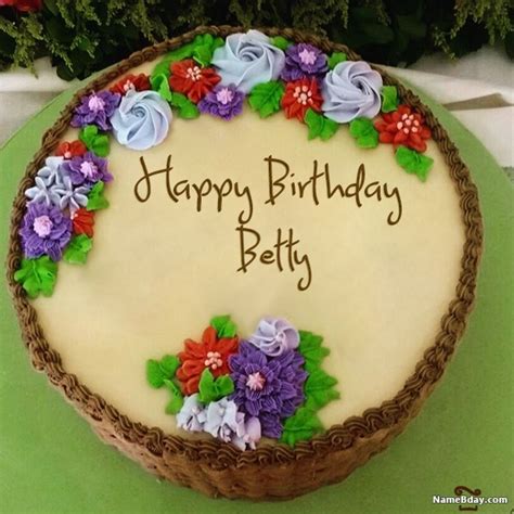 Happy Birthday Betty Images of Cakes, Cards, Wishes