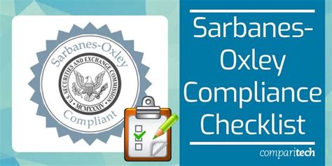 SOX Compliance Checklist - plus Best Compliance Tools: Trials & Demos