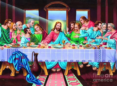 The last supper Painting by Patrick Hoenderkamp - Pixels