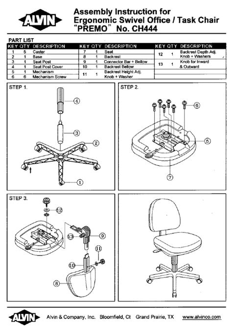 Furniture Assembly Instructions Pdf | Best Furniture Catalog