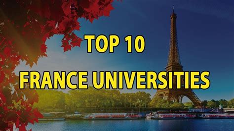 Top 10 Universities in France - YouTube