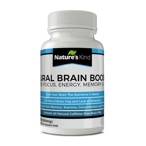 Natural Brain Booster Nootropics - Increase Focus, Energy, Memory & Clarity ★ Best Brain Vitamin ...