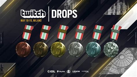 UBISOFT TWITCH DROPS Milano 2019 - R6SKIN