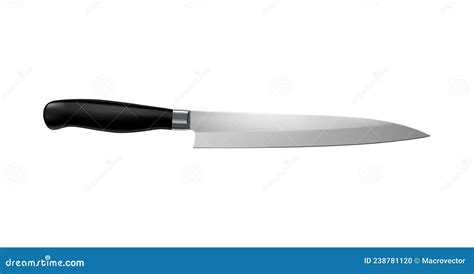 Chef Knife Illustration stock vector. Illustration of cooking - 238781120