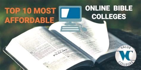 Top 10 Most Affordable Online Bible Colleges and Universities