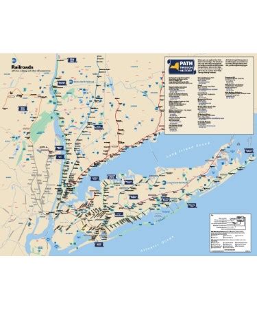 🇳🇫 🇳🇫 Long Island Rail Road Map PDF - Free Download (PRINTABLE)