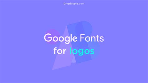 Google Fonts for Logos on Behance