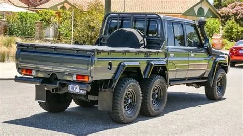 Toyota LandCruiser 79 Series six-wheeler listed for sale in Australia ...