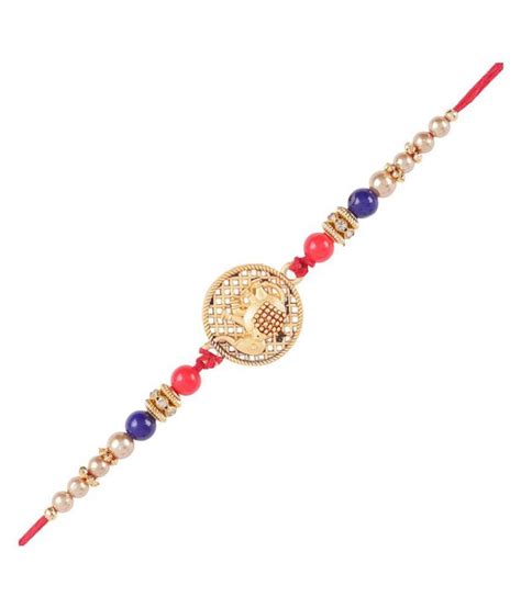 Ferns N Petals Rakhi Hampers Multicolour Metal Moti Rakhi With ...