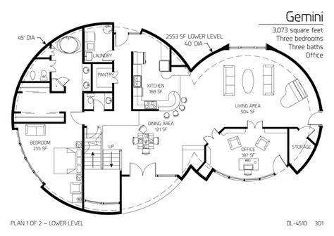 Beautiful Monolithic Dome Homes Floor Plans - New Home Plans Design