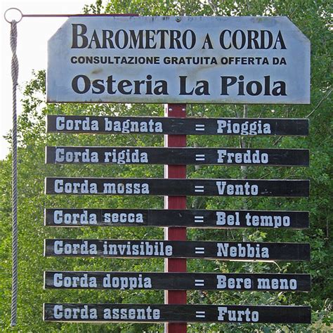 Barometro a corda | Osteria "La Piola" :: Modena | Roberto Ferrari | Flickr