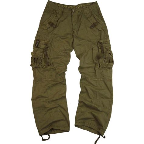 Men's Military Cargo Pants Plus Size 44x32 Khaki #12211 - Walmart.com - Walmart.com