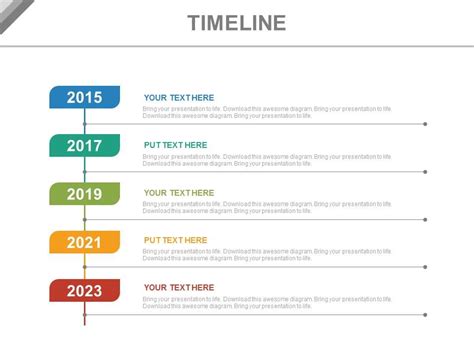 Year Based Vertical Timeline for Business Powerpoint Slides | PowerPoint Shapes | PowerPoint ...