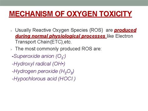 OXYGEN TOXICITY Prepared and presented by Dr Debora