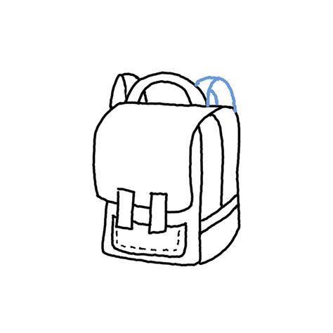 How to Draw a Backpack - Step by Step Easy Drawing Guides - Drawing Howtos