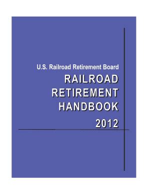 Fillable Online rrb Railroad Retirement Handbook - U.S. Railroad ...