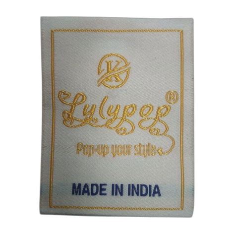 Garment Printed Labels, For Garments at Rs 2/piece in New Delhi | ID ...