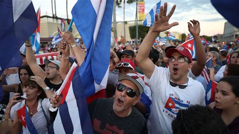 Exiled Cuban-Americans celebrate on the streets of Miami | Scoop News ...