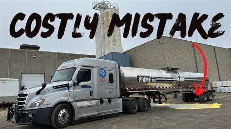 Truck Driver makes HUGE MISTAKE what now? (Trucking) Prime Inc Tanker 😭 - YouTube