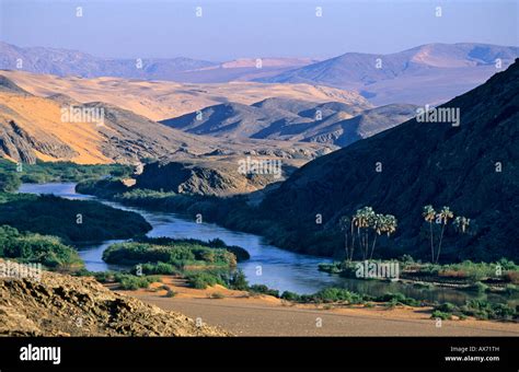 Kunene river Serra Cafema Kunene region Namibia Stock Photo - Alamy