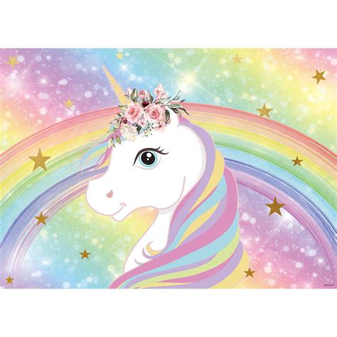 Buy Allenjoy 7x5ft Unicorn Rainbow Backdrop for Girls Birthday Party ...