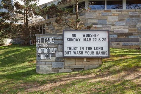 PHOTOS: Covid-Era Churches Have Some Pretty Amazing Signs Out Front | Washingtonian (DC)