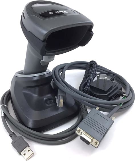 Zebra Symbol DS2278-SR Wireless 2D/1D Bluetooth Barcode Scanner/Imager, Includes Cradle, Power ...
