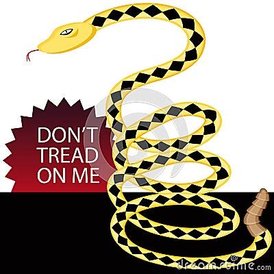 Dont Tread On Me Snake Royalty Free Stock Images - Image: 24496799