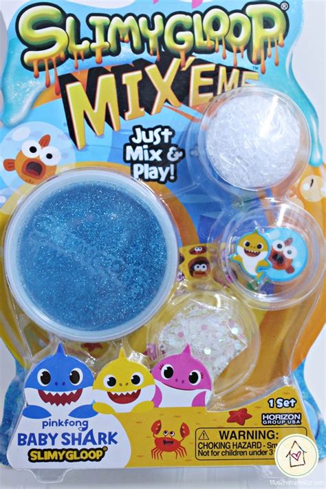 Slimy Gloop - Baby Shark Slime Kit {review}