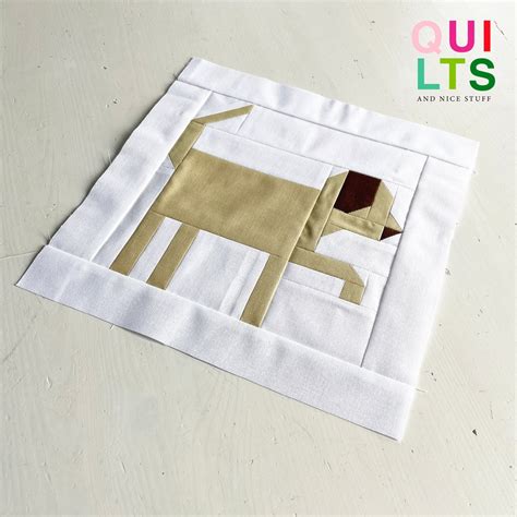 PDF Quilt Block Pattern Dog Animal Quilt - Etsy