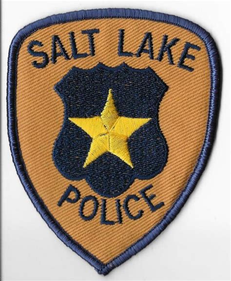 Salt Lake City Police Department, Utah Shoulder Patch | eBay