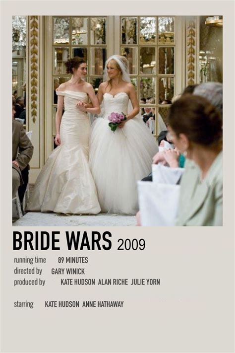 Bride Wars by Cass | Bride wars, Film posters minimalist, Iconic movie posters