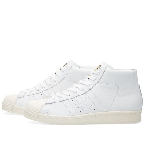 Adidas Pro Model Vintage DLX White & Cream | END.