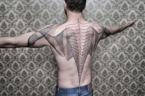 Linear Patterns By Chaim Machlev Make Tattoos Flow Over Your Body | DeMilked