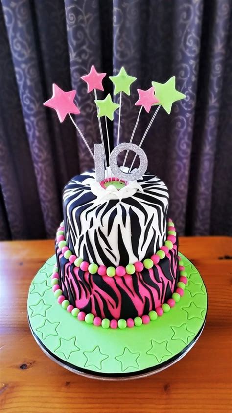 Zebra Print Cake! - CakeCentral.com