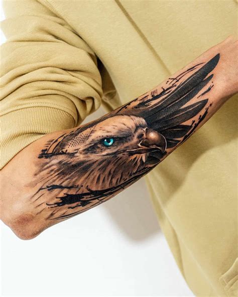 Forearm Eagle Tattoos