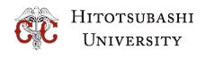 HERMES-IR (Hitotsubashi University Repository) | HOME