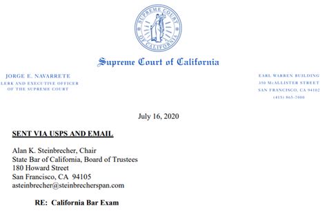 California Supreme Court Lowers Bar Exam Passing Score | California ...